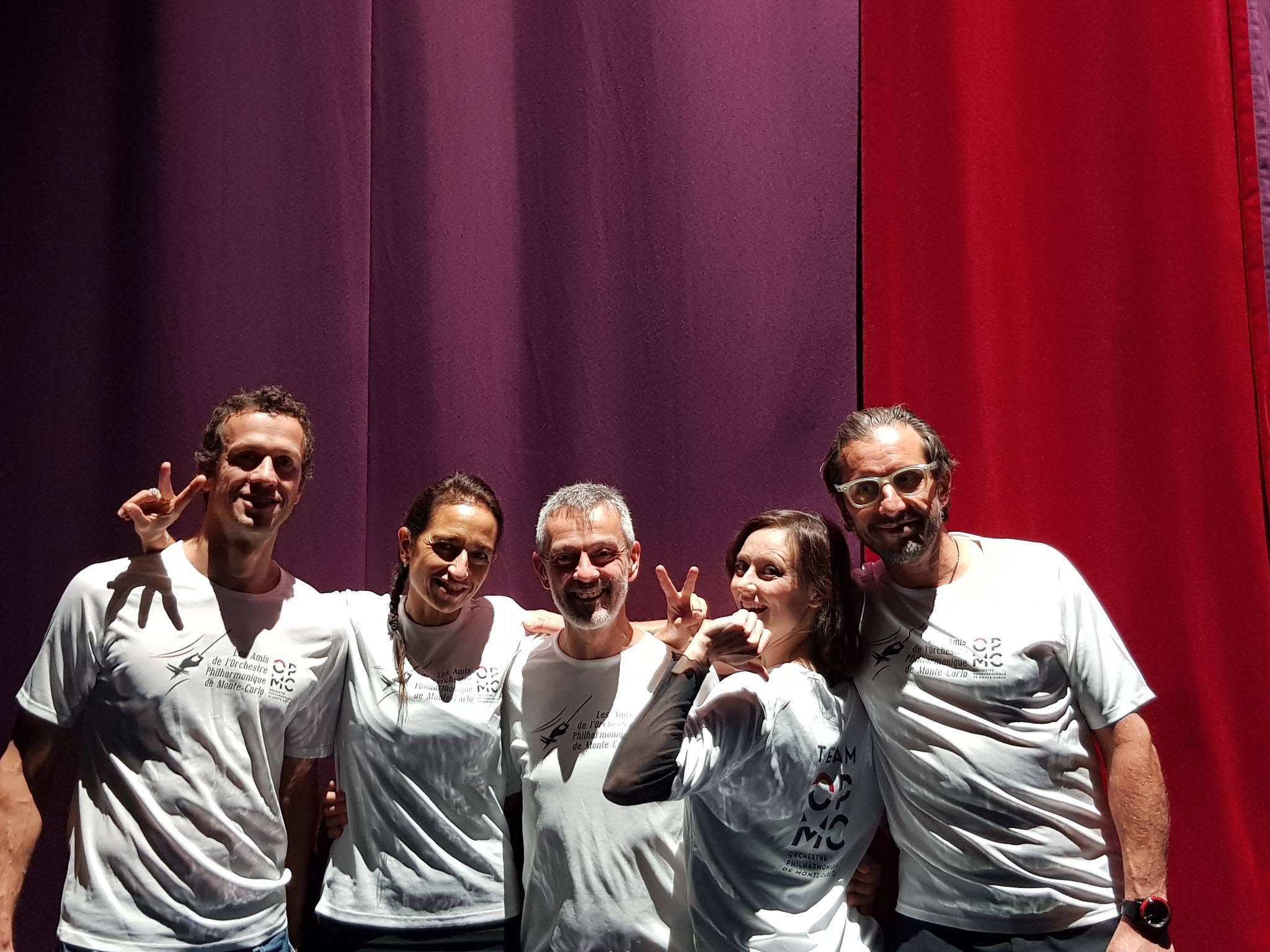 Avec les musiciens de l’OPMC
